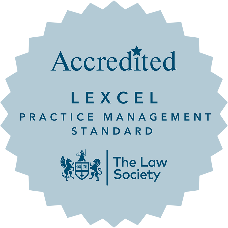 Law Society Lexcel practice management accreditation logo